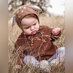Briar Baby Fawn Bonnet